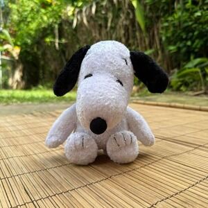 My First Snoopy Plush Peanuts Baby Toy 2014 White Black‎ Dog Stuffed Animal